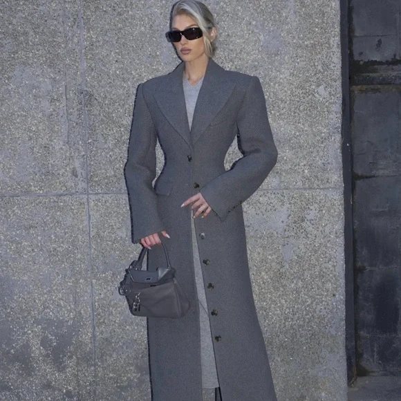 Helsa NWOT HELSA ITALIAN WOOL BLEND TOPCOAT - Picture 2 of 14